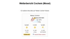 Cochem / Mosel: Wetter