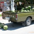 klicken zum Vergrößern: Melonenverkauf in Limenaria