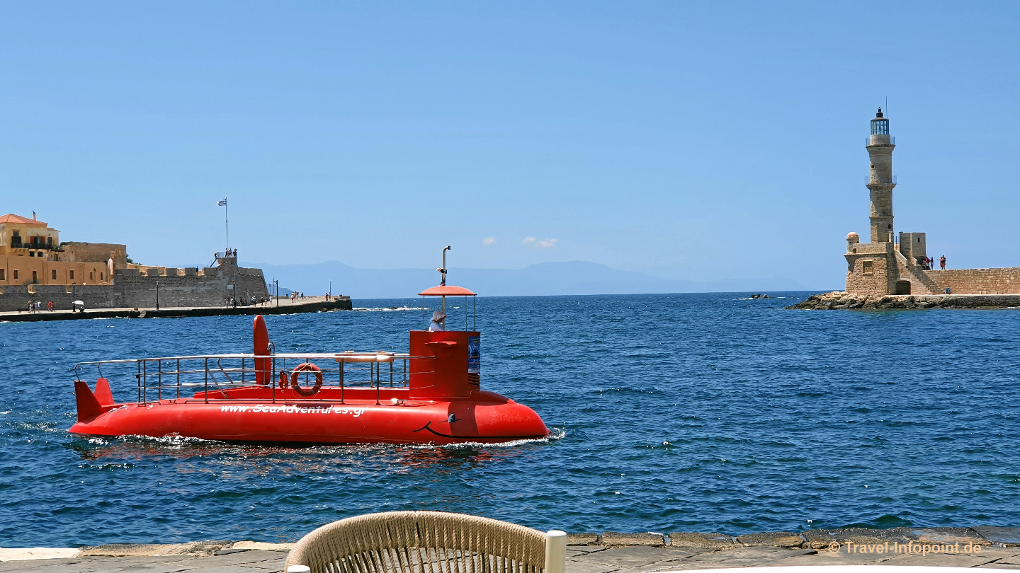 Ausflug nach Chania:  Fährhafen