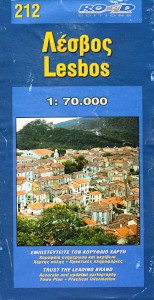 Strassenkarte Lesbos